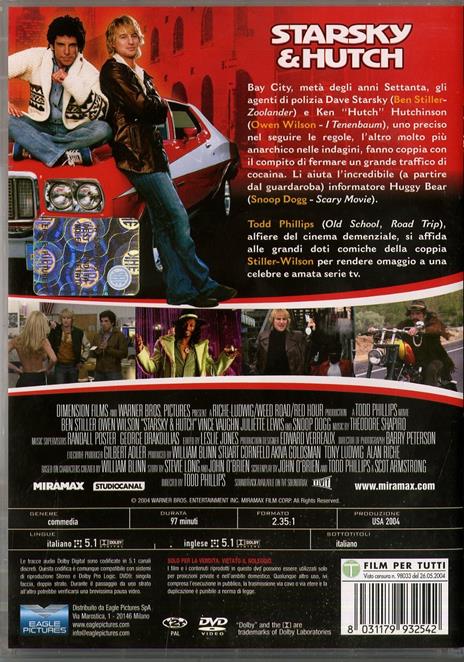 Starsky & Hutch di Todd Phillips - DVD - 2