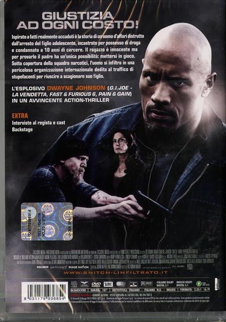 Snitch. L'infiltrato di Ric Roman Waugh - DVD - 2