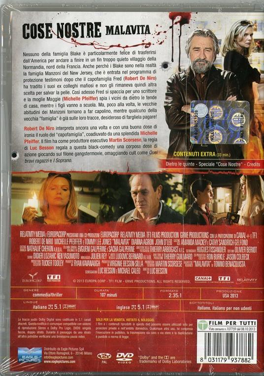 Cose nostre. Malavita di Luc Besson - DVD - 2