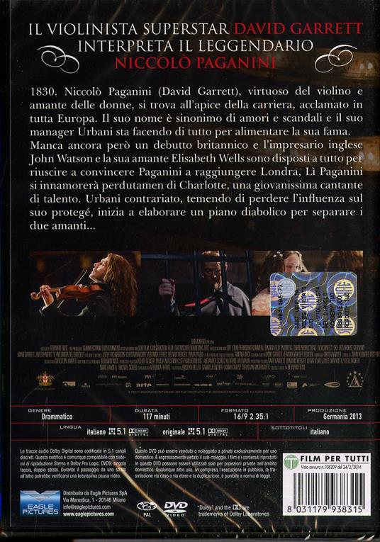 Il violinista del diavolo di Bernard Rose - DVD - 2