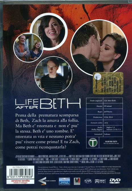 Life After Beth. L'amore ad ogni costo di Jeff Baena - DVD - 2