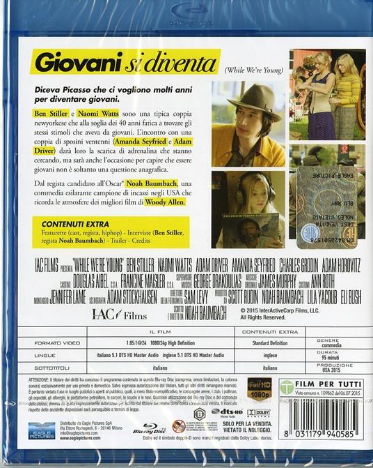 Giovani si diventa di Noah Baumbach - Blu-ray - 2