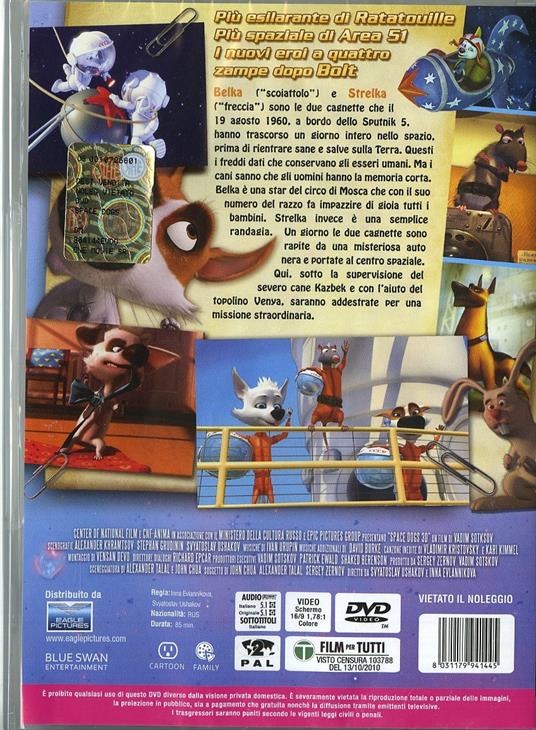 Space Dogs di Inna Evlannikova - DVD - 2