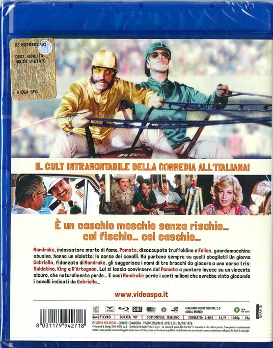 Febbre da cavallo di Steno - Blu-ray - 2