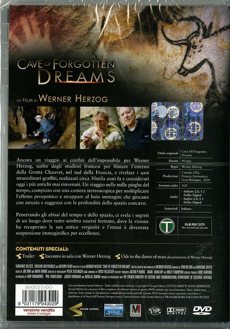 Cave of Forgotten Dreams di Werner Herzog - DVD - 2