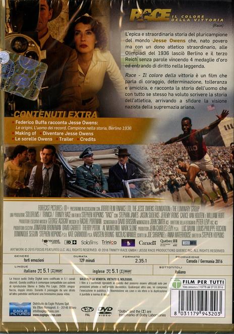 Race. Il colore della vittoria di Stephen Hopkins - DVD - 8