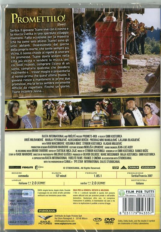 Promettilo! (DVD) di Emir Kusturica - DVD - 2