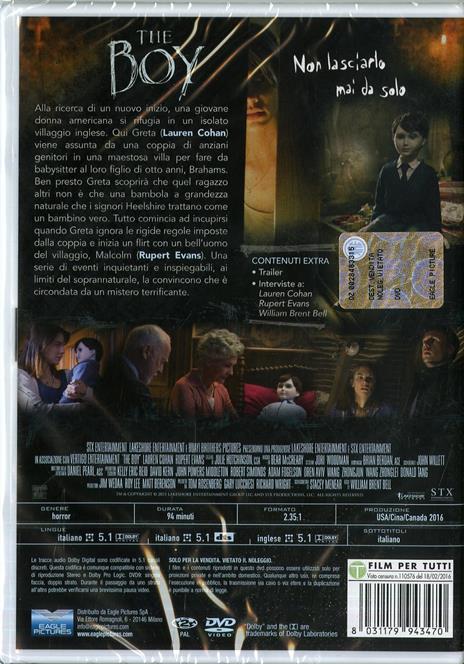 The Boy di William Brent Bell - DVD - 8