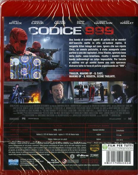 Codice 999 di John Hillcoat - Blu-ray - 8