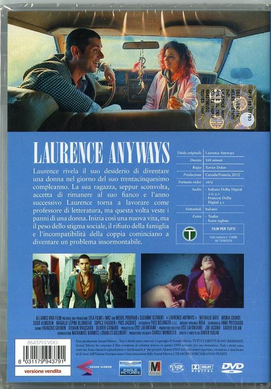 Laurence Anyways e il desiderio di una donna... di Xavier Dolan - DVD - 8