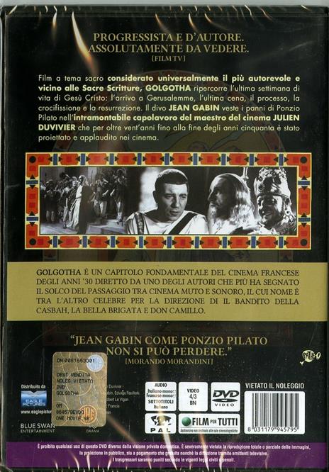 Golgotha di Julien Duvivier - DVD - 2