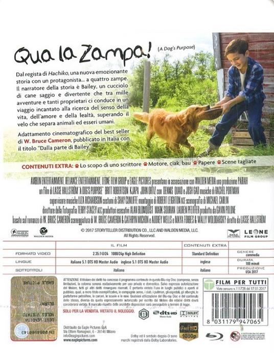 Qua la zampa! (Blu-ray) di Lasse Hällstrom - Blu-ray - 2