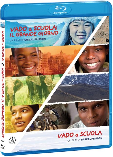 Cofanetto Vado a scuola + Vado a scuola. Il grande giorno (2 Blu-ray) di Pascal Plisson