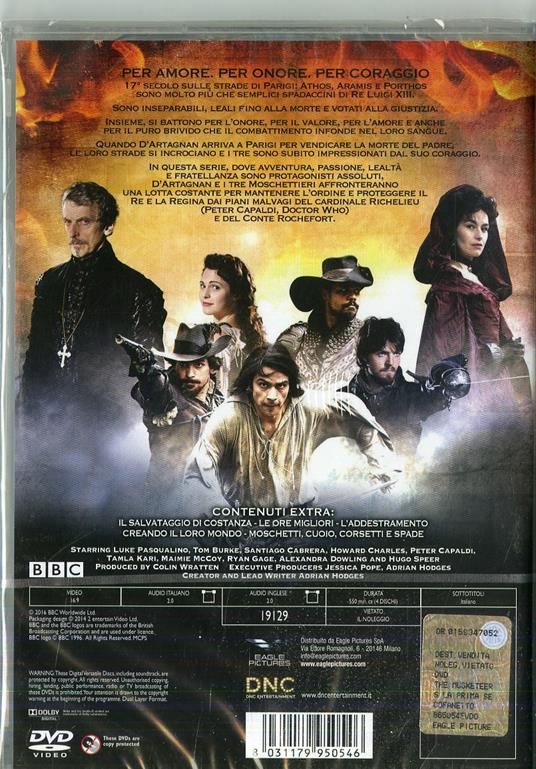 The Musketeers. Stagione 1. Serie TV ita (DVD) - DVD - Film di Andy Hay ,  Farren Blackburn Avventura | Feltrinelli