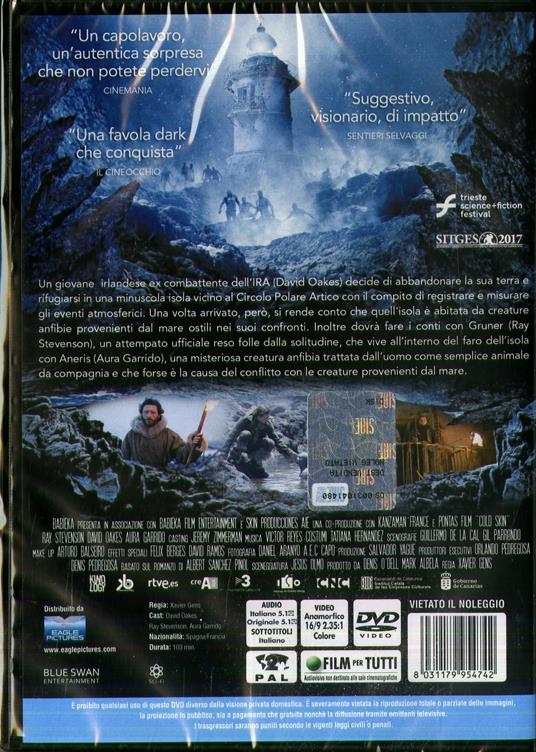 Cold Skin. La creatura di Atlantide (DVD) - DVD - Film di Xavier Gens  Fantastico | laFeltrinelli