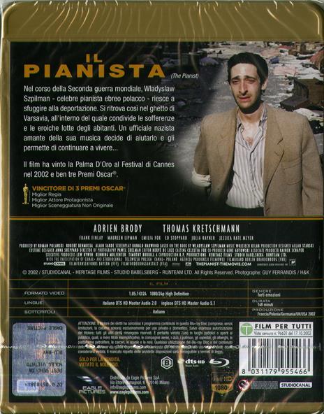 Il pianista (Blu-ray) di Roman Polanski - Blu-ray - 2