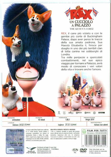 Rex. Un cucciolo a palazzo (DVD) di Vincent Kesteloot,Ben Stassen - DVD - 2