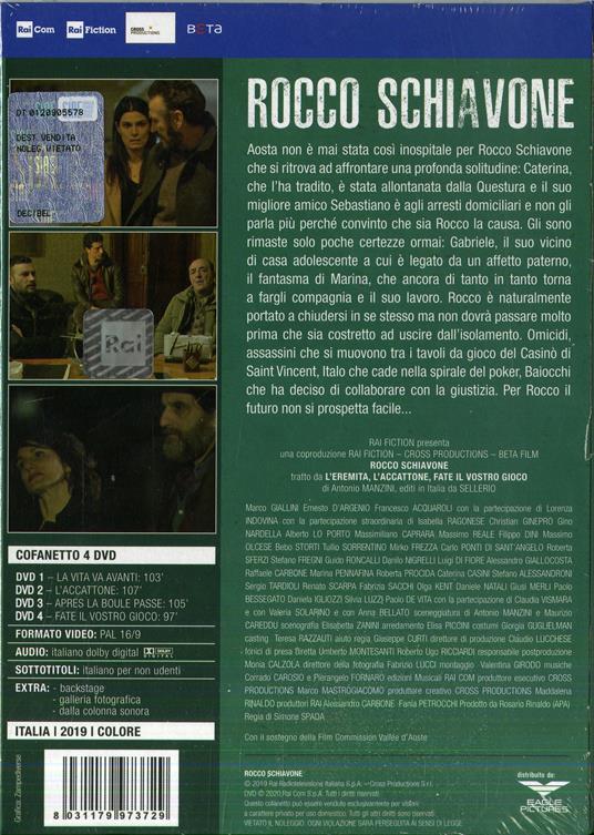 Rocco Schiavone 3 (4 DVD) - DVD - Film di Simone Spada Drammatico |  laFeltrinelli
