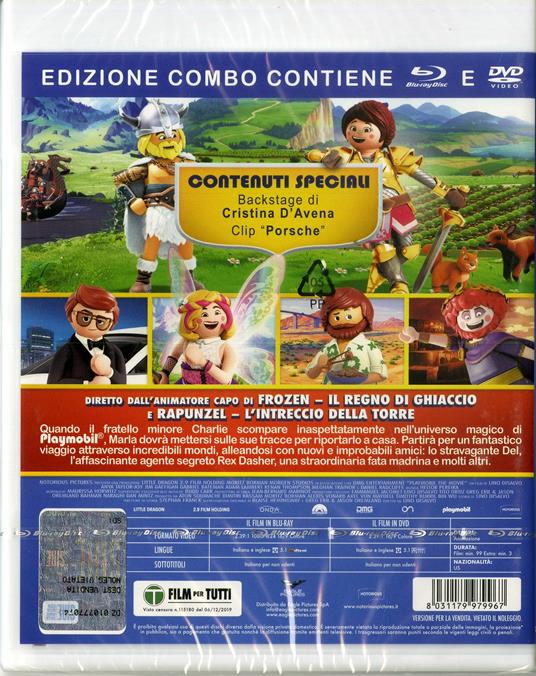 Playmobil. The Movie. Con Booklet gioca e colora (DVD + Blu-ray) di Lino DiSalvo - DVD + Blu-ray - 2