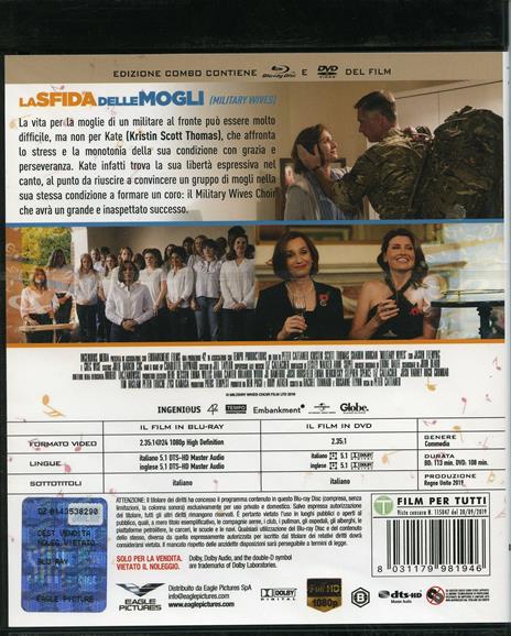 La sfida delle mogli (DVD + Blu-ray) di Peter Cattaneo - DVD + Blu-ray - 2