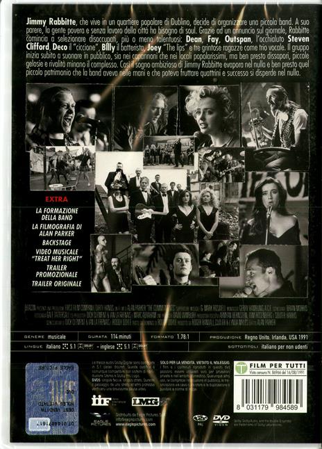 The Commitments. Con calendario 2021 (DVD) di Alan Parker - DVD - 2