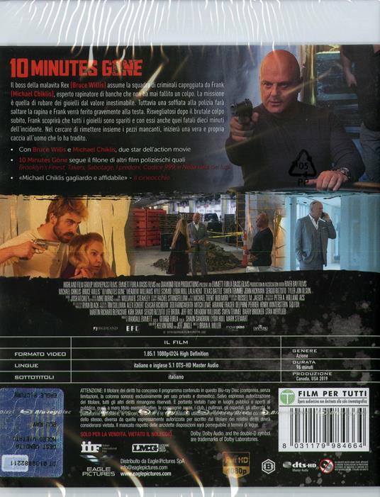 10 Minutes Gone. 10 minuti per morire (Blu-ray) di Brian A. Miller - Blu-ray - 2