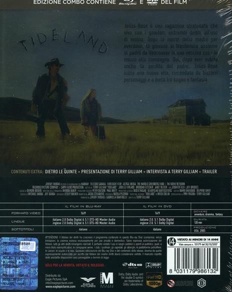 Tideland. Il mondo capovolto. Edizione Remastered (DVD + Blu-ray) di Terry Gilliam - DVD + Blu-ray - 3