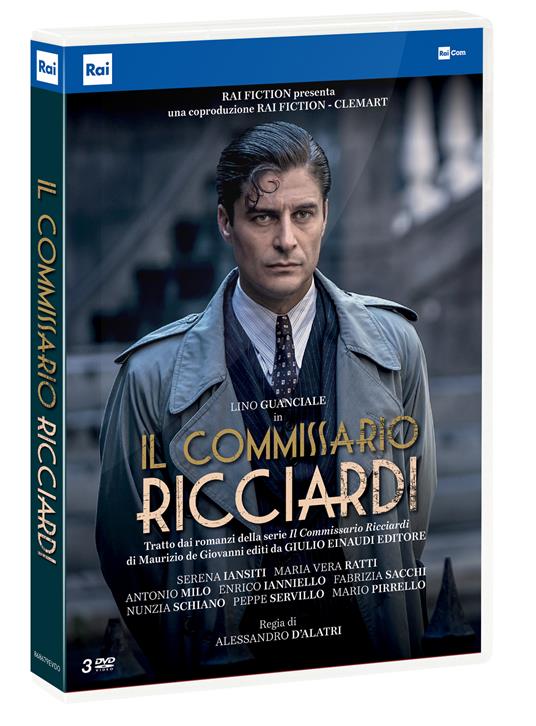commissario Ricciardi. Serie TV ita (3 DVD) - DVD - Film di Alessandro  D'Alatri Giallo