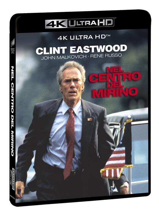 Nel centro del mirino (Blu-ray + Blu-ray Ultra HD 4K) di Wolfgang Petersen - Blu-ray + Blu-ray Ultra HD 4K