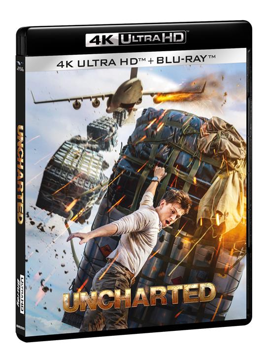 Uncharted (Blu-ray + Blu-ray Ultra HD 4K + segnalibro) di Ruben Fleischer - Blu-ray + Blu-ray Ultra HD 4K