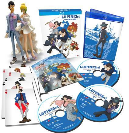 Lupin III. La quarta serie (3 Blu-ray + 2 Action Figures Lupin & Rebecca) di Monkey Punch - Blu-ray
