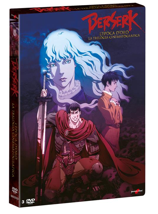 Berserk. L'epoca d'oro. La trilogia cinematografica (3 DVD) di Kentaro Miura