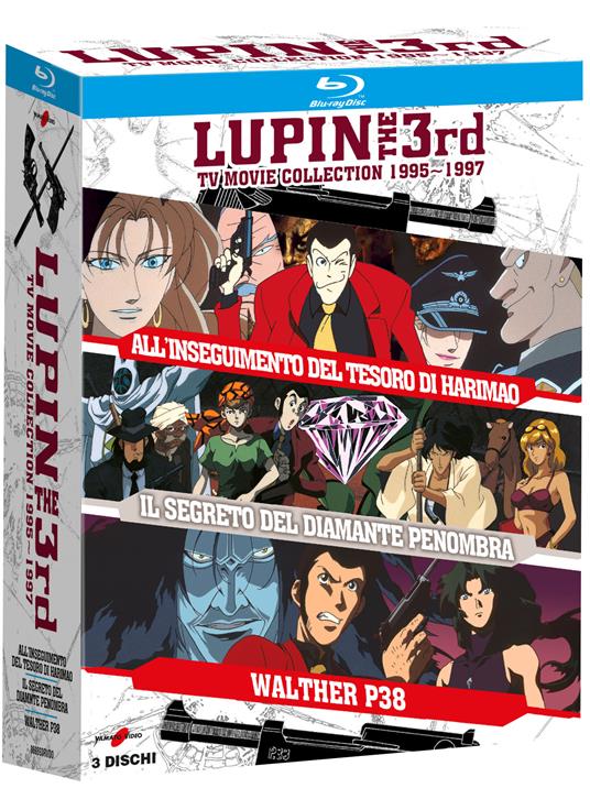 Lupin III. TV Movie Collection 1995-1997 (3 Blu-ray) di Monkey Punch - Blu-ray