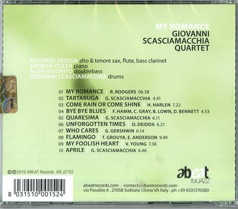 My Romance - CD Audio di Giovanni Scasciamacchia - 2