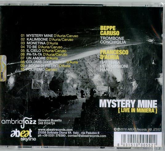 Mystery Mine Beppe Caruso Francesco D Auria CD Feltrinelli