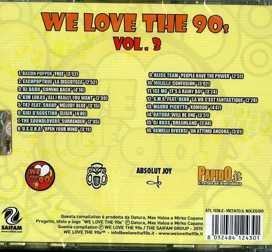 We Love the 90s vol.3 - CD Audio - 2