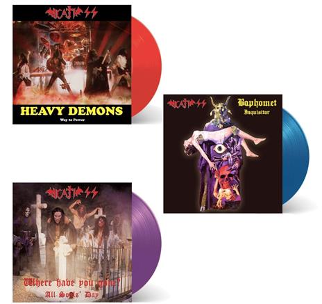 Heavy Demons (Box 6 Vinili Colorati 7'' + Action Figure Di Steve Sylvester 12 Cm) - Vinile LP di Death SS - 4