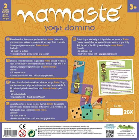 Namaste. Yoga Domino - 2