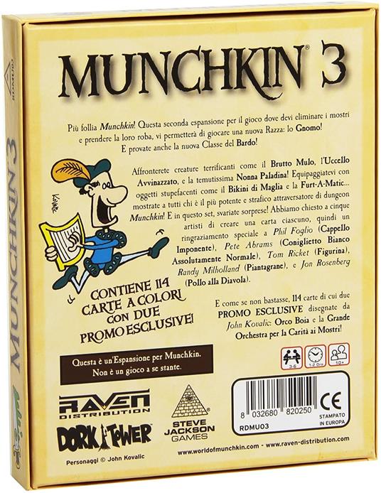 Espansione per Munchkin 3. Errori clericali. Gioco da tavolo - 3