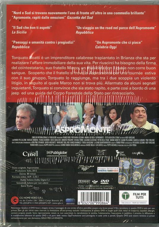 Aspromonte di Hedy Krissane - DVD - 2
