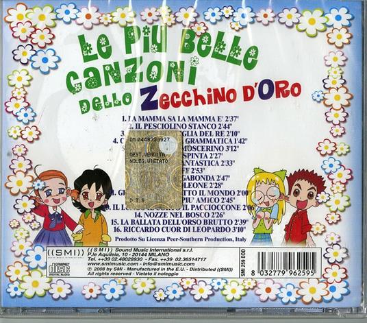 Le Più Belle Canzoni Dello Zecchino D'Oro - CD | laFeltrinelli