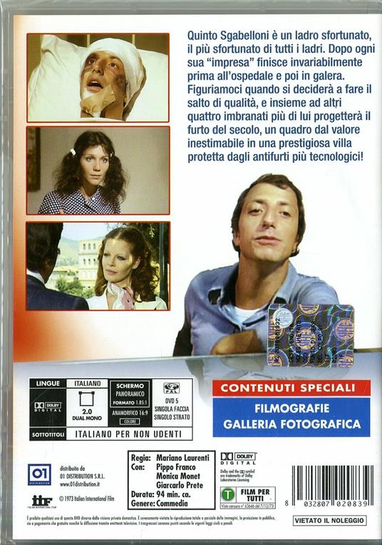 Furto di sera bel colpo si spera di Mariano Laurenti - DVD - 2