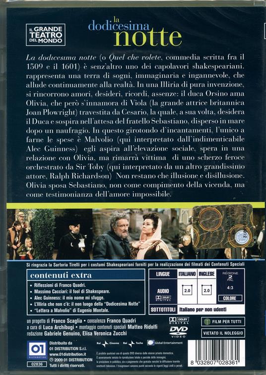 La dodicesima notte di John Sichel - DVD - 2