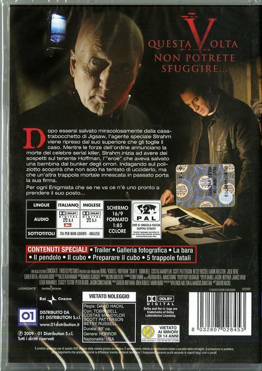 Saw V di David Hackl - DVD - 2