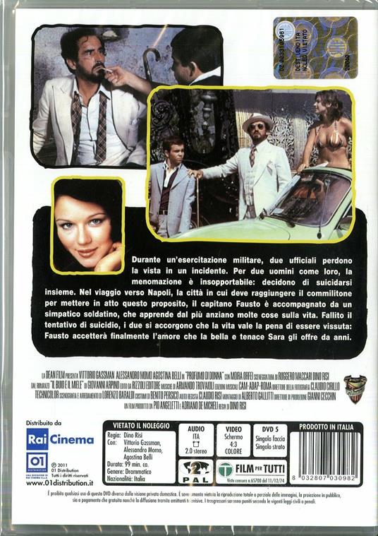 Profumo di donna (DVD) - DVD - Film di Dino Risi Drammatico | Feltrinelli