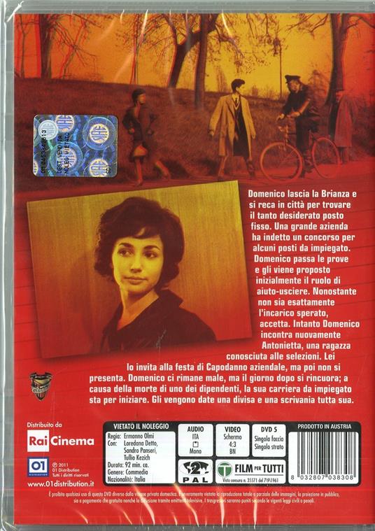 Il posto di Ermanno Olmi - DVD - 2