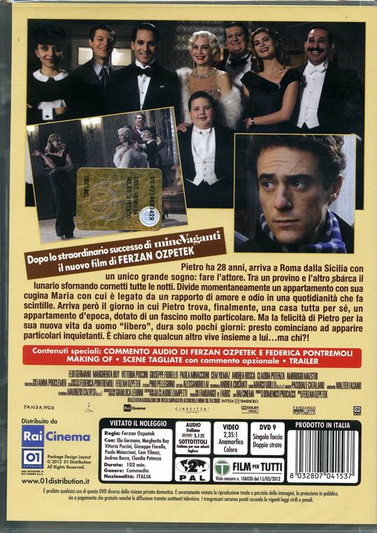 Magnifica presenza - DVD - Film di Ferzan Ozpetek Commedia | Feltrinelli