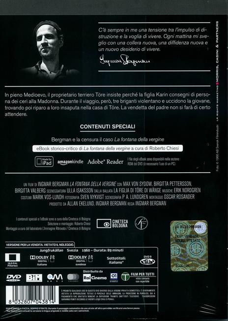 La fontana della vergine di Ingmar Bergman - DVD - 2