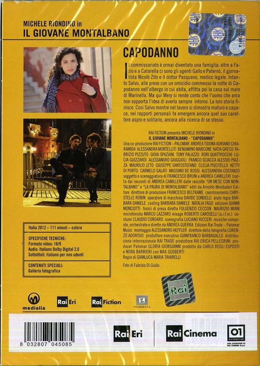 Il giovane Montalbano. Capodanno di Gianluca Maria Tavarelli - DVD - 2