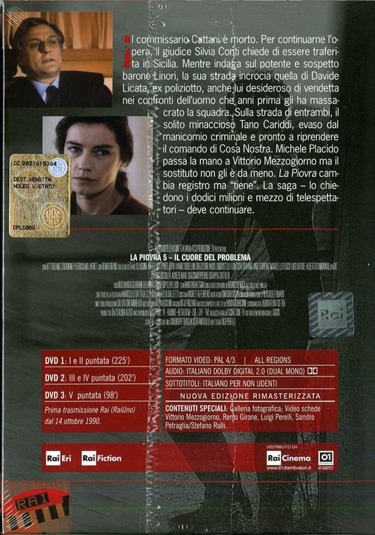 La piovra 5 (3 DVD) - DVD - Film di Luigi Perelli Drammatico | laFeltrinelli